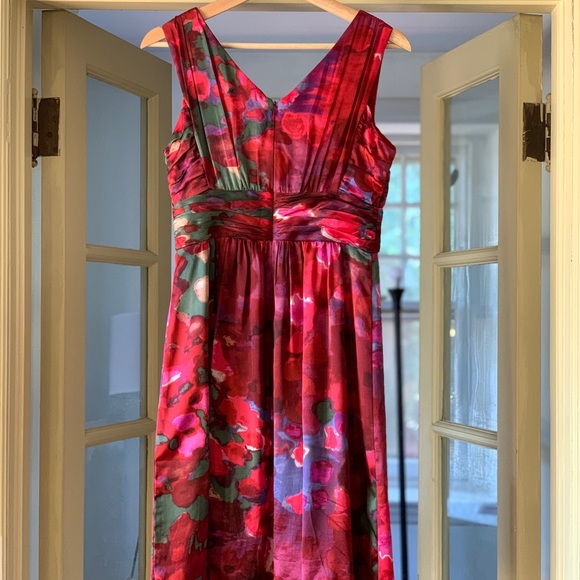 Banana Republic 100% Silk Satin Cocktail Dress 4 - Picture 3 of 7